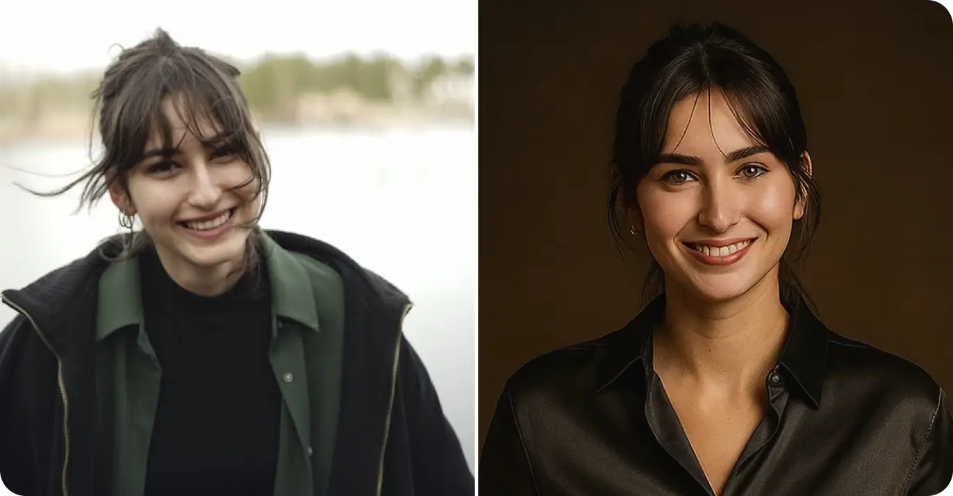 Executive Portrait Refined Sophisticated Professional Presence transformation example - before