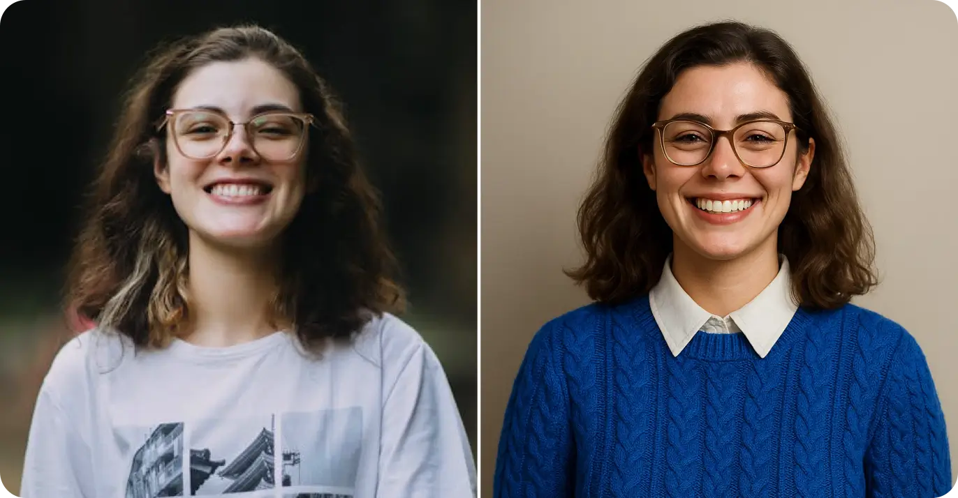 Casual Headshots - Free AI Casual Headshot, Business Casual Headshots & Casual Headshot Outfits Generator