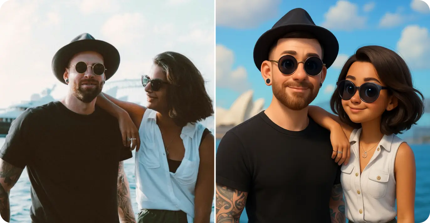 3D Character Filter - Transform Photos into 3D Cartoon Characters